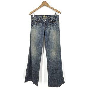 NWOT Blue Cult Low Rise Jeans Womens 29 Flare Leg Y2K